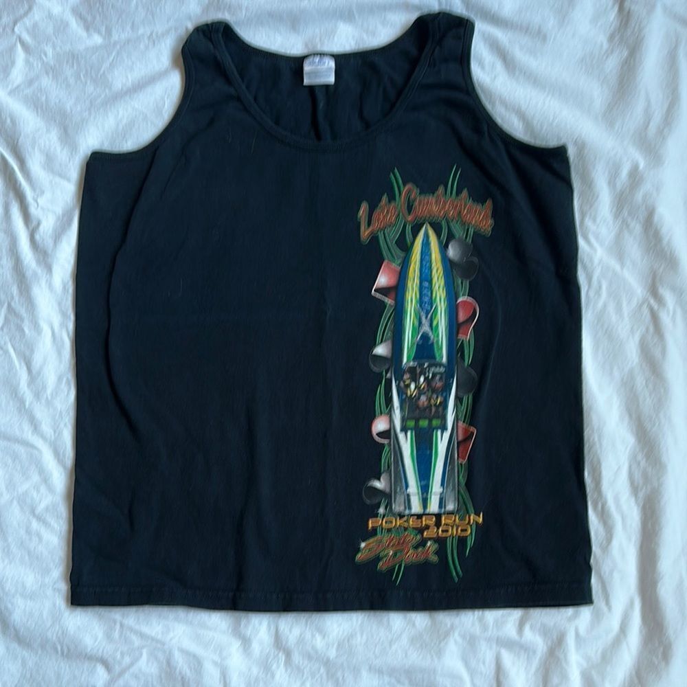 Lee Cumberland Black Graphic Tank Top